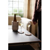 Saga Champagnerglas, 2-teilig Klar