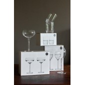 Saga Champagnerglas, 2-teilig Klar