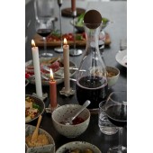 Ditte Schüssel, 2-teilig Grau/Schwarz
