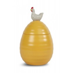 Ellen-Glas mit Deckel hen Gelb