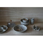 Ditte Servierschüssel Grau/Schwarz