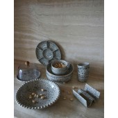 Ditte Schälchen, 2-teilig Grau/Schwarz