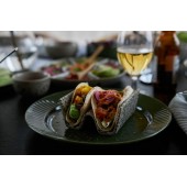 Ditte Taco-Ständer, 2-teilig Grau/Schwarz