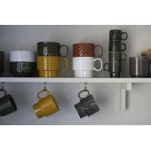 Coffee & More Kaffeebecher, 2-teilig Grün