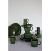 Coffee & More Kaffeebecher, 2-teilig Grün
