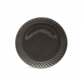 Coffee & More Beilagenteller Grau