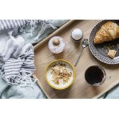 Coffee & More Beilagenteller Grau