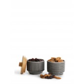 Coffee & More kleine Schüssel, 2-teilig Grau/Braun