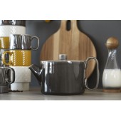 Coffee & More Teekanne Grau