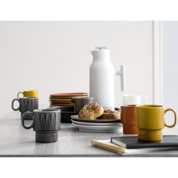 Akzentkaffeekanne Weiß
