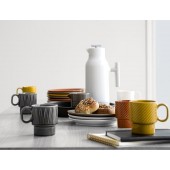 Akzentkaffeekanne Weiß