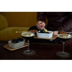 Flora Auflaufform Mini, 2-teilig Weiß