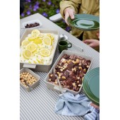 Flora Auflaufform Mini, 2-teilig Weiß