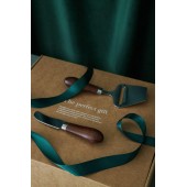 Astrid Käsehobel und Buttermesser, 2-teilig Dunkelbraun/Silber