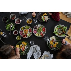 Astrid Salatbesteck-Set, 2-teilig Dunkelbraun/Silber