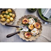 Astrid Salatbesteck-Set, 2-teilig Dunkelbraun/Silber