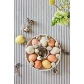 Wachstischdecke Ella Grau/Beige