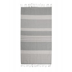 Ella Hamam 145x250cm Grau