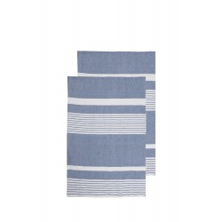 Ella Hamam 50x70cm, 2-teilig Blau