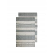 Ella Hamam 50x70cm, 2-teilig Grau