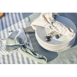 Hamam-Serviette Ella, 4-teilig, Grün
