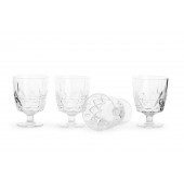 Picknick-Juni-Glas, 4-teilig, klar