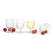 Picknick-Juni-Glas, 4-teilig, klar