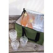Picknick-Juni-Glas, 4-teilig, klar