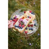 Picknick-Juni-Teller, 2-teilig, klar