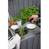 Fredde Grillset, 3-teilig Schwarz/Silber