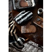 Aron Schürze und Grillhandschuh-Set Schwarz/Beige