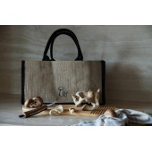 Karl-J oh eine Tasche mit Pilzmesser Beige/Schwarz
