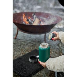 Mark Lebensmittelthermoskanne grün pulverbeschichtet