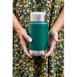 Mark Lebensmittelthermoskanne grün pulverbeschichtet