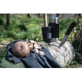 Pilzmesser im Etui Schwarz/Braun