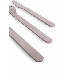 To-go-Besteck, 3-tlg./Set Schwarz/Silber