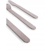 To-go-Besteck, 3-tlg./Set Schwarz/Silber