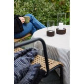 Wachstischdecke Ella Grau/Beige