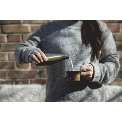 Nils Stahlflasche klein Gold