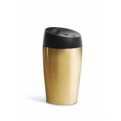 Loke Reisebecher mit Verschlussfunktion klein Gold