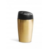 Loke Reisebecher mit Verschlussfunktion klein Gold