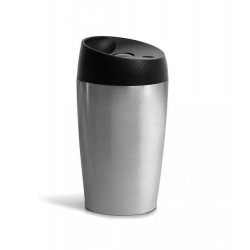Loke Reisebecher mit Verschlussfunktion klein Silber