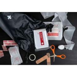 Erste-Hilfe-Set wasserdicht Schwarz