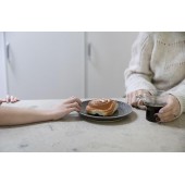 Glasbecher groß, 2-teilig Klar