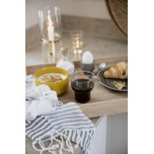 Glasbecher groß, 2-teilig Klar