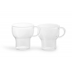 Glasbecher klein, 2-teilig Klar