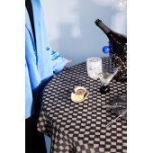 Glas unordentlich weiß
