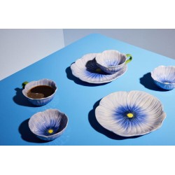 Schüssel Mohnblau