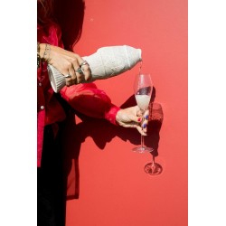 Champagnerglas Bubbles Klar