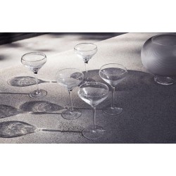 Champagner-Untertasse Bubbles Clear